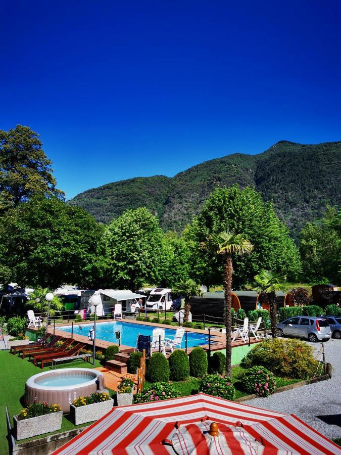 Camping Melezza Losone ภายนอก รูปภาพ